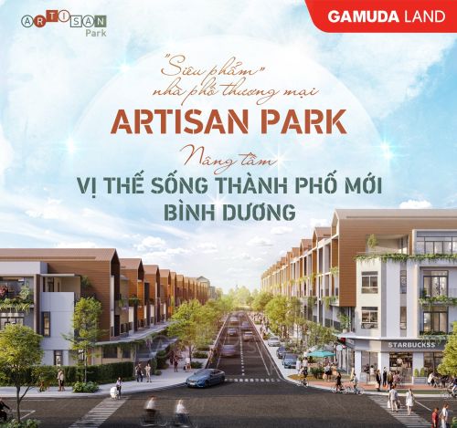 Tiến độ xây dựng nhà phố Artisan Park Bình Dương